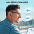Wired Earbuds Noise Cancelling 3.5mm Headphones for PC, Ear Buds with Mic, Magnetic Plug in Earphones for Samsung