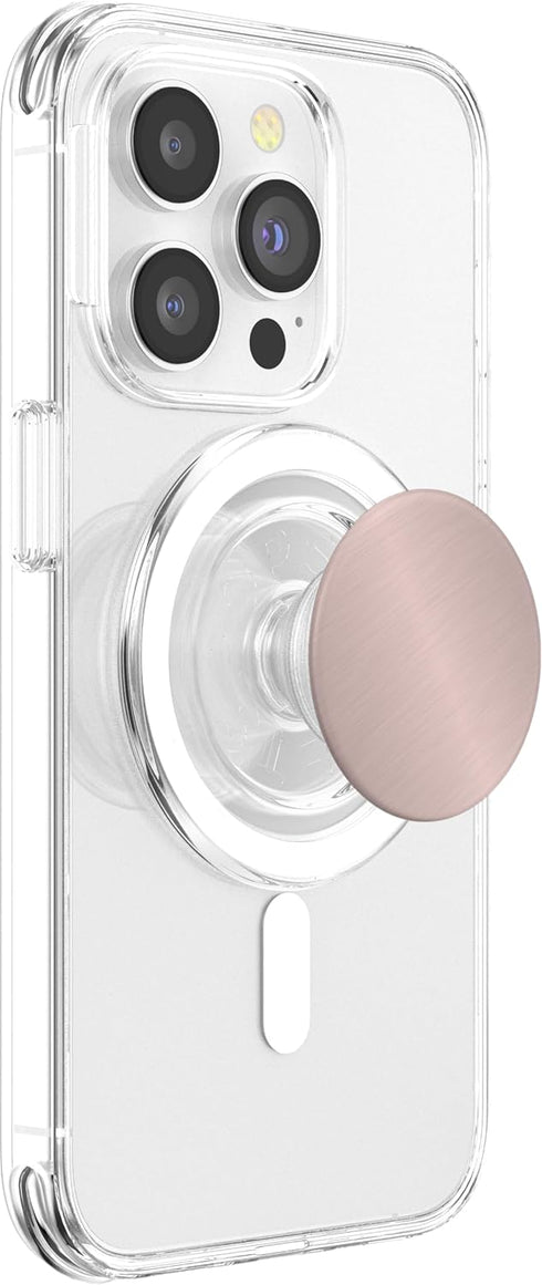 Brush Rose Gold MagSafe-Compatible PopGrip