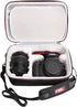 Hard Travel Carrying Case for Canon EOS Rebel T7 DSLR Camera with 18-55mm Lens, Waterproof Protective Storage Bag