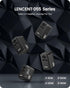LENCENT 65W International Travel Adapter, GaN Universal with 2 USB-A & 3 Type C Fast Charger, Black