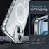 JETech Clear Magnetic Case for iPhone 15 Plus 6.7" - Shockproof, Anti-Scratch, Compatible with MagSafe Charging.