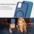 BENTOBEN iPhone 13 Case - Slim, Shockproof, Translucent Matte, Navy Blue, Compatible with MagSafe, for Men, Women,