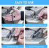ZMLLAYE 150 Pcs Nylon Universal Cable Tie Buckle - Grip Auto Zip Tie Buckles with Pin & Button Design, Snap Fit Nylon