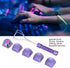 Heayzoki 5Pcs XDA Mechanical Keyboard Keycaps with Color Plating, Beautiful Textures, Special Touch Metal (XDA)