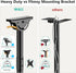 WALI TV Ceiling Mount Adjustable Bracket for 26 to 65 Inch Displays, Up to 110 Lbs, Mounting Holes 400x400mm