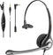 Wantek Cell Phone Headset with Microphone Noise Cancelling for Laptops, PC,3.5mm Jack,Volume