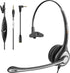 Wantek Cell Phone Headset with Microphone Noise Cancelling for Laptops, PC,3.5mm Jack,Volume
