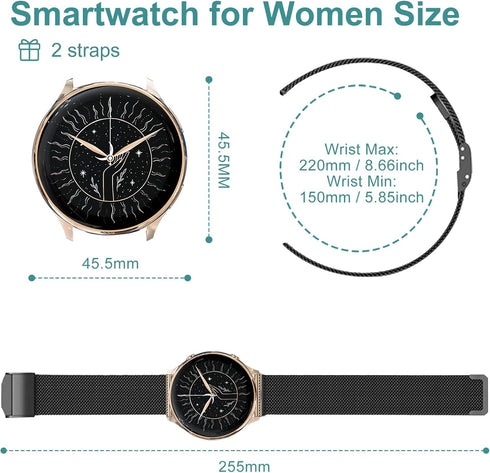 GADIXY Smart Watch for Women, 1.3" HD Touch Screen, IP68 Waterproof, AI Voice, Sleep Monitor, Heart Rate, Android iOS