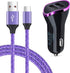 Type C Car Charger for Samsung Galaxy S24 S23 A54 A14 A53 A23 A13 A03S A12 A21 A10E A20 A32 A42 A50 A51 S22 S21 S20, LG