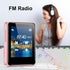 woolynew 1.8 inch 64GB MP3 512GB HiFi Portable Music Player, Equipped with Bluetooth Sport Player, FM Radio, Recording