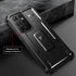Dexnor Galaxy S21 Ultra Case - Heavy Duty Shockproof Cover with Built-in Screen Protector & Kickstand, 6.8" Black.