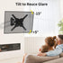 TV Wall Mount for 26-60 inch Flat/Curved TVs up to 77lbs, Full Motion Bracket with Articulating Arm Swivel