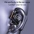 Single Ear Bluetooth Headset, 5.3 Wireless Earpiece with Built-in Mic Battery Display for Cell Phone Computer