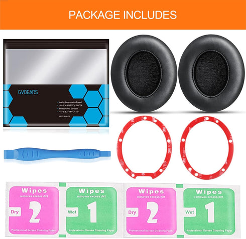 Replacement Ear Pads for Beats Studio 3, Earpad Cushions for Beats Studio 2 3 Wired & Wireless Headphones (Black)