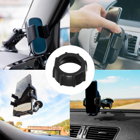 LIQWEI 10Pcs Car Phone Mount Replacement Parts, Tightening Nut for Replacement Cars Mount, Car Phones Holder Clip, Ring