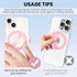STEZHOU 16/15/14/13/12 Magnetic Silicone Ring Grip Phone Holder, Loop Grip Phone Holder,Magnetic Phone Loop,Magsafe