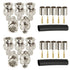 XRDS -RF BNC Compression Connector for RG6 Coaxial Cable, BNC Male Connectors for CCTV