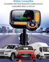 Bluetooth FM Transmitter Car Adapter, Wireless Handsfree Call, MP3 Music Play, 1.8" Color Screen, 3 USB Charger