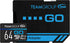 TEAMGROUP GO Card 64GB x 3 PACK Micro SDXC UHS-I U3 V30 for GoPro, Drone, Action Cameras, High Speed