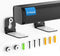 notiela 2 Pack Universal Soundbar Mount Shelf for Samsung, Sony, LG, Vizio, Bose, and More