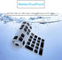 MUBUY-GOL K120 MK120 K120 MK120 Silicone Keyboard Cover for Logitech & Ergonomic Desktop USB Wired Keyboard, Logitech