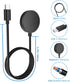 USB C Charger for Samsung Galaxy Watch 6/6 Classic/5/5 Pro/4/4 Classic/3/Active 2, (2 Pack) Upgrade Nylon Charger Cable