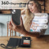 MEGSHI 13,Multi-Function 2 1 13 for Wallet Case Compatible with iPhone Detachable in Magnetic iPhone Case Wallet,Flip