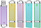 Aiibe 2GB 2G USB Flash Drive 5 Pack USB 2.0 Memory Stick Thumb