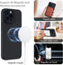 MCFANCE Silicone Magnetic Case for iPhone 13 Pro Max - Compatible with MagSafe, Shockproof Cover (Black)