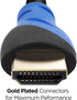 CableVantage HDMI Cable 30 FEET - V1.4 Ultra-High Speed with Ethernet, 18Gbps, 3D HD 1080p Ready, Blue