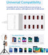 USB Charger Station, 10-Port 50W/10A Multiple USB Charging Station for Smartphones, Tablets, and Other USB Devices