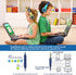 SIMOLIO On-Ear Kids Headphones, Foldable & Durable, 75dB-94dB Volume Limit, Microphone, AUX Jack, Yellow.