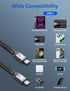 USB C to USB C Cable, 2Pack 10FT Fast Charging Cable, Nylon Braided for iPhone 15/15 Pro/15 Plus