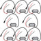 Weewooday 2 Pieces 12V to 5V Converter - DC-DC Buck Module Micro USB Power Adapter