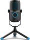 JLab Talk USB Microphone with USB-C Output, Cardioid, Omnidirectional, 96k Sample Rate, Volume Control, Plug & Play