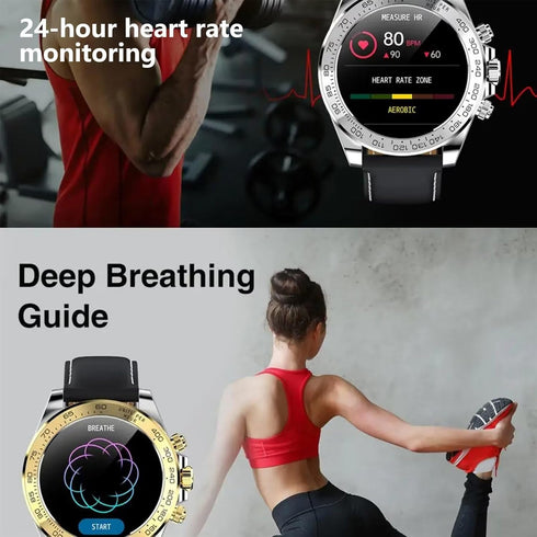 Smart Watch for Men, Fitness Watch with Sleep Heart Rate Monitor, Bluetooth Sport Watch, Waterproof for Android iOS