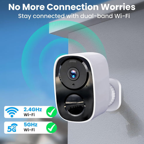 HITELLARCAM 2026 2K 1-6 2-Way Upgraded Security Cameras Wireless Outdoor, Free Cloud Storage, Months Battery Life