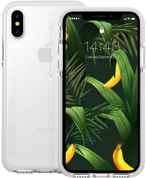 MATEPROX Clear Thin Slim Case for iPhone Xs Max, Anti-Yellow, Anti-Slippery, 6.5''