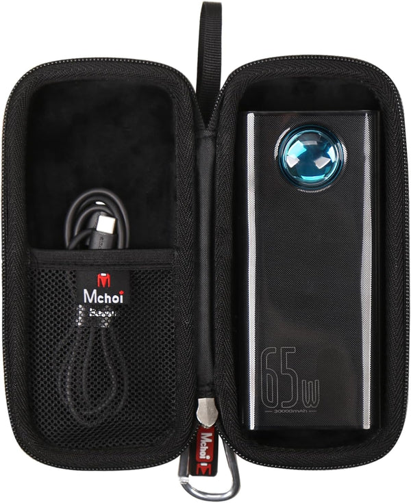 Mchoi Hard Case for Baseus Portable Charger, 30,000mAh Power Bank, Waterproof Shockproof Protective Case