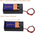 LampVPath (Pack 2 9v 9 9v of Battery Holder, Volt Battery Holder with Switch, Battery Case with Switch