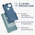 kwmobile Case for Google Pixel 4a, TPU Silicone Phone Cover with Soft Finish, Arctic Night