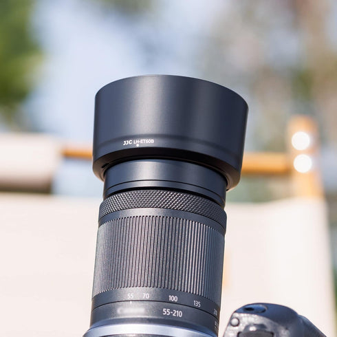 Lens Hood for Canon RF-S 55-210mm F5-7.1 IS STM, Reversible Shade Compatible with 55mm Filters