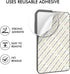 AHASTYLE Phone Card Holder Stick On, Slim Phone Wallet with Strong Adhesive Silicone Pouch for iPhone/Android (Deep