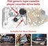 Recorder Rubber Belts - Cassette Recorder Maintenance Mix Flat Tape Machine Rubber Belts 40-135MM (50PCS)