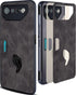 Premium Leather Case for Asus ROG Phone 7 5G - Retro Design, Full Protection (Gray) - Perfect for gamers!
