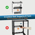 Tecmojo 1U 10" 10.23" Rack Mount Shelf for Server Rack, Deep Vented Cantilever Tray, Metal Shelf for Network Cabinet