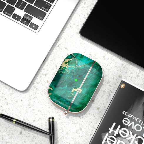 Maxjoy for AirPods Pro Case, Cute Protective Hard Cover for Women Men with Keychain for AirPods Pro Charging Cover Green