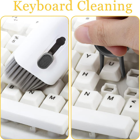Walrfid Airpods 7 in 1 Cleaner Kit, Electronic Screen Cleaning Tool for iPad/iWatch/Computer/Phone/MacBook with 5ml