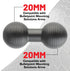 Bulletpoint Aluminum Ball Mount Extension Connector 20mm for Mounting Arms with 20mm Connection