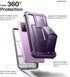 Dexnor Samsung Galaxy S20 FE Case, Built-in Screen Protector and Kickstand, Heavy Duty Military Grade Protection,